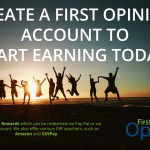Connect, Share and Earn with Surveys from First Opinion